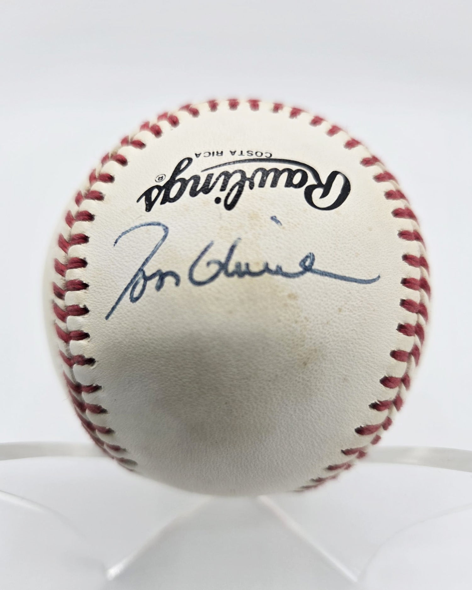 Tom Glavine Hand-Signed Atlanta Braves HOF Game-Used Baseball