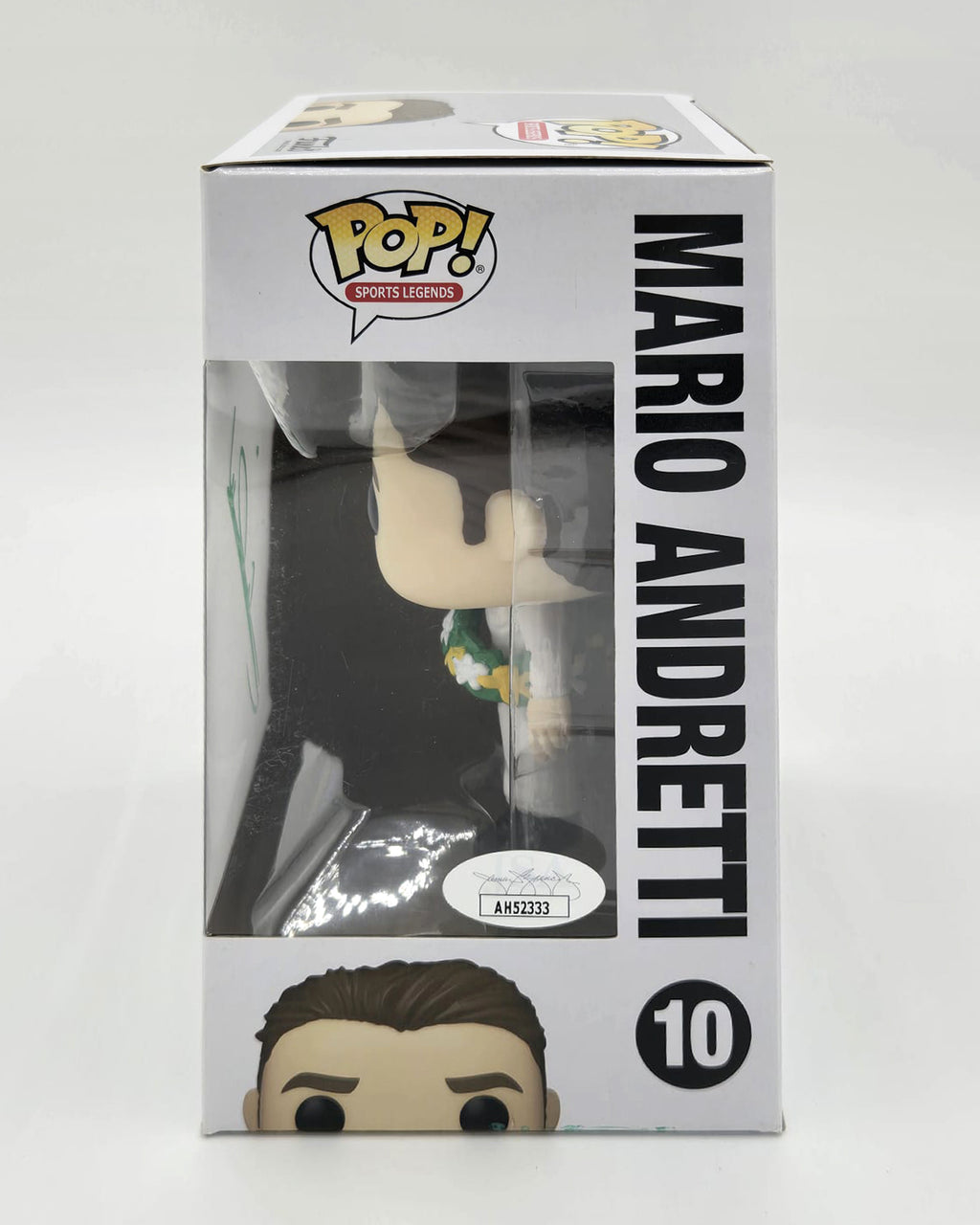 Mario Andretti Hand-Signed IndyCar Champion Funko Pop #10