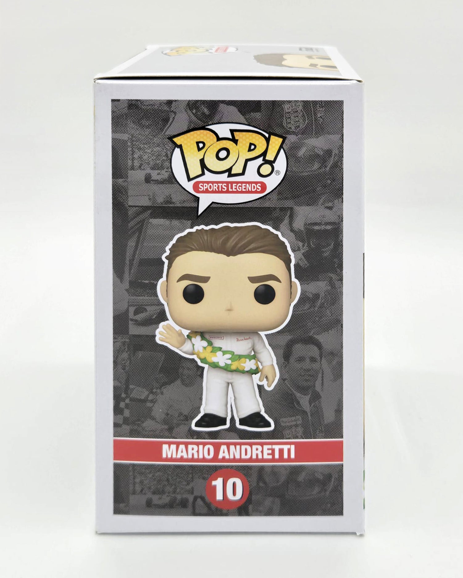 Mario Andretti Hand-Signed IndyCar Champion Funko Pop #10