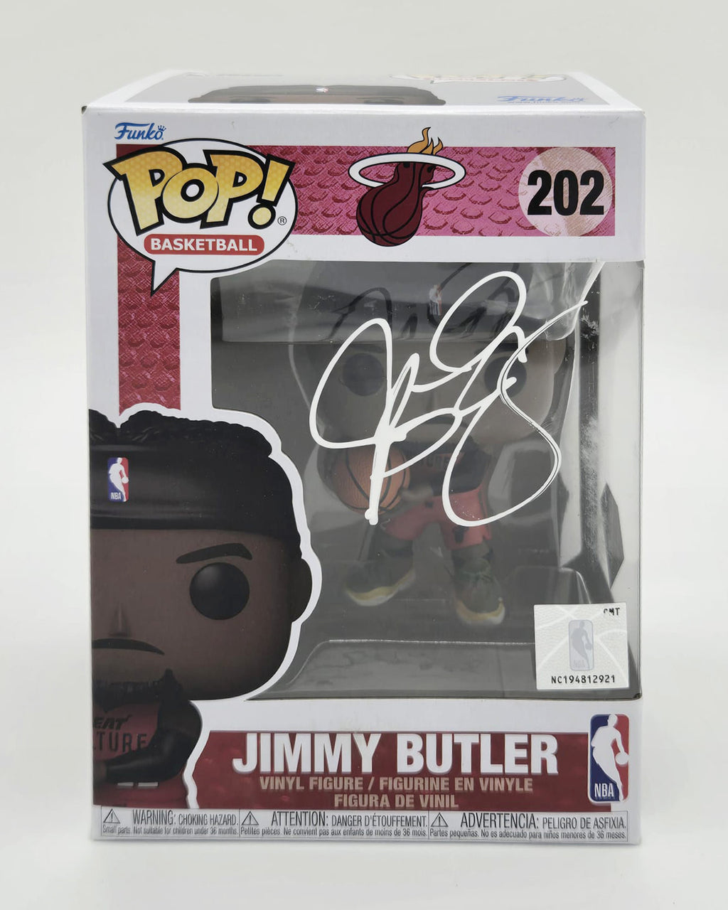 Jimmy Butler Hand-Signed Miami Heat Funko Pop #202