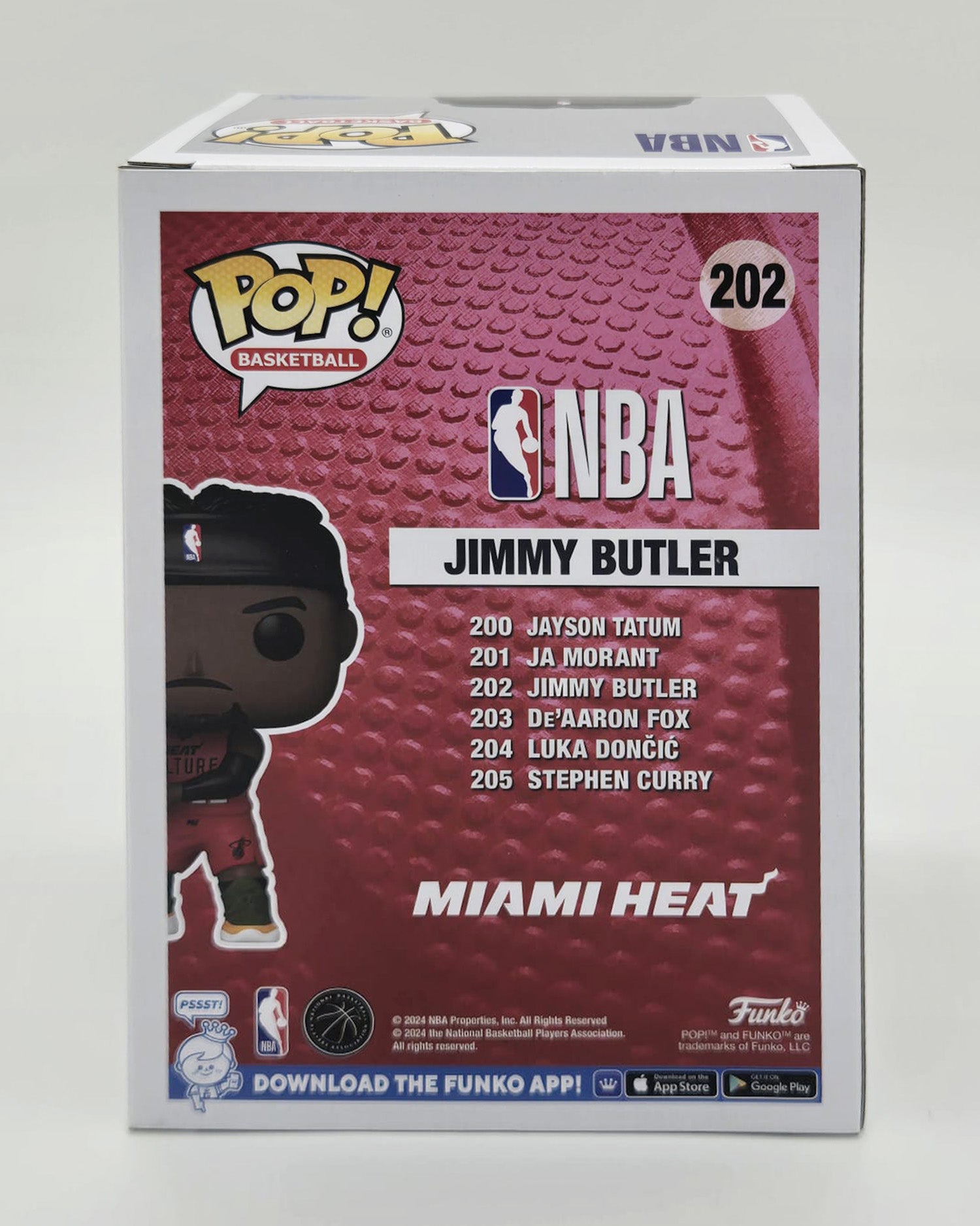 Jimmy Butler Hand-Signed Miami Heat Funko Pop #202