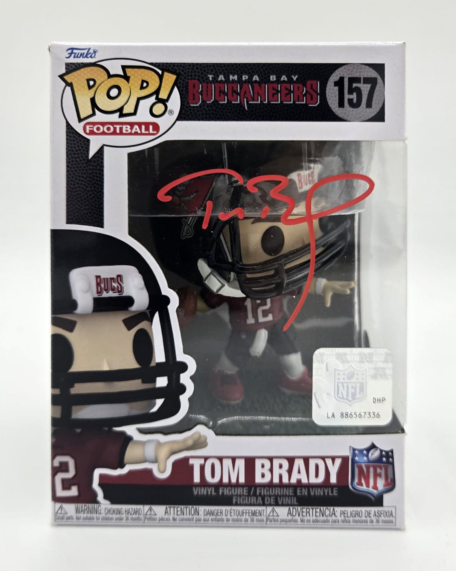 Tom Brady Hand-Signed Tampa Bay Buccaneers #157