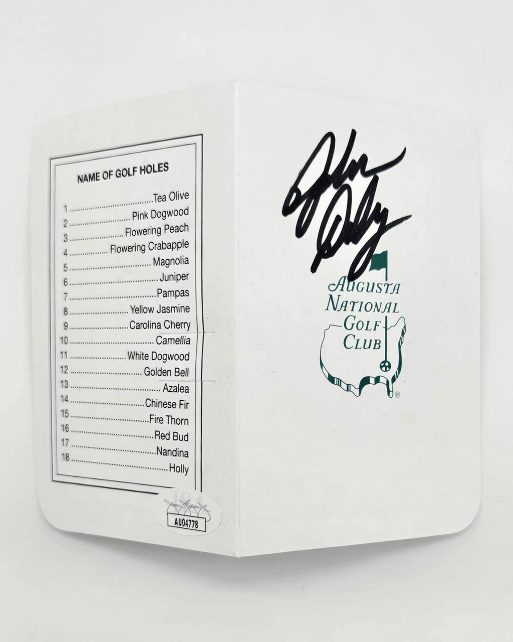 John Daly Signed PGA Score Card
