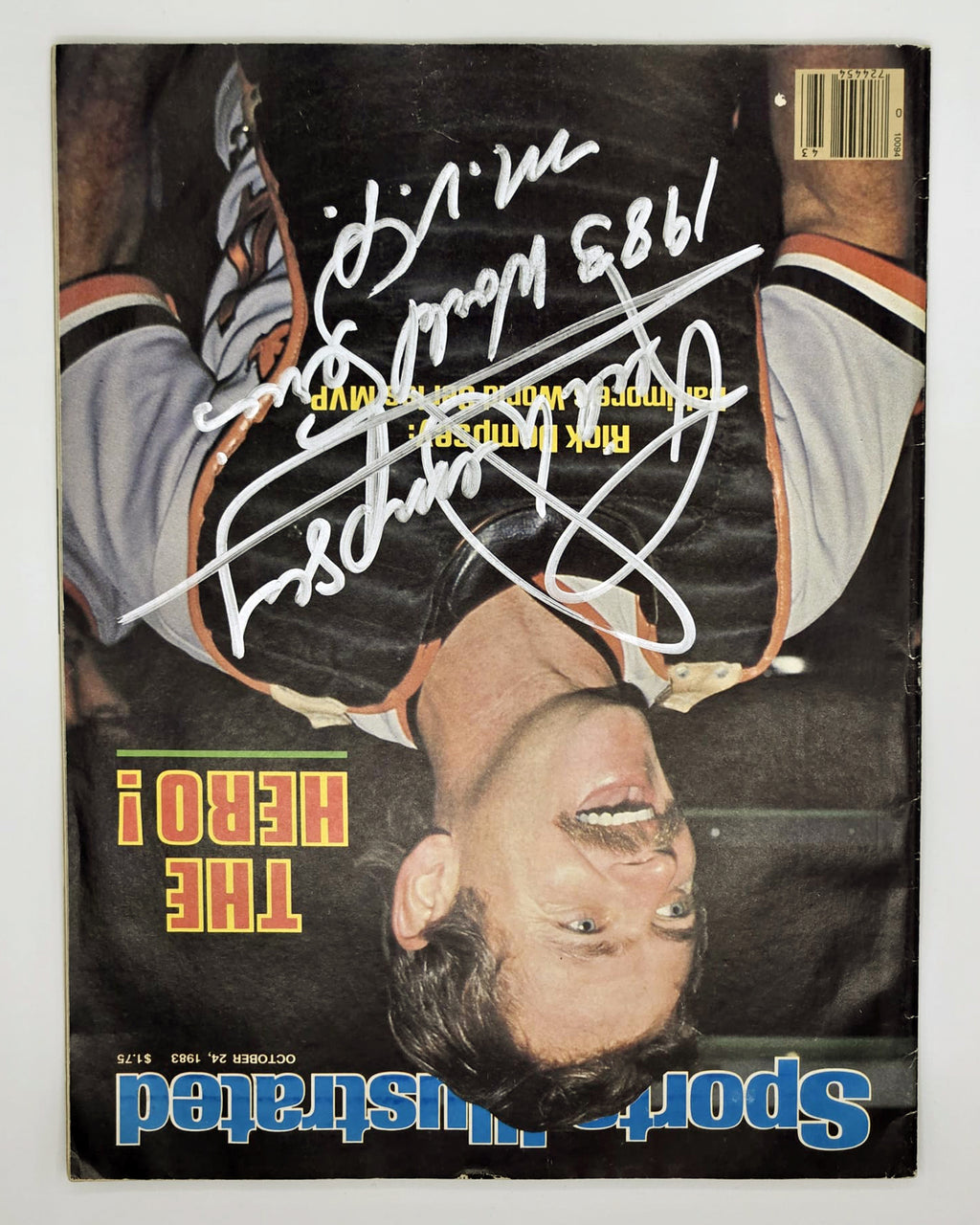 Rick Dempsey Hand-Signed Orioles 1983 Sports Illustrated Magazine