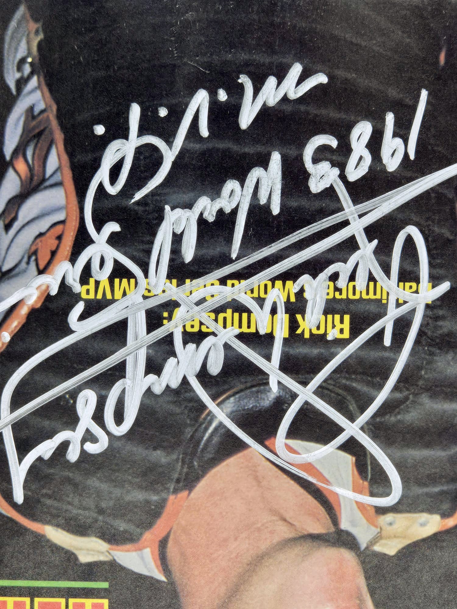 Rick Dempsey Hand-Signed Orioles 1983 Sports Illustrated Magazine