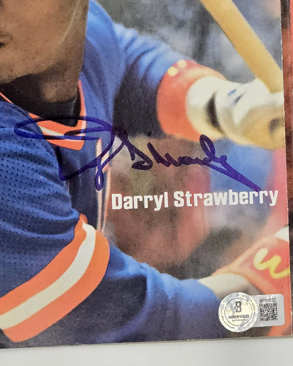 Darryl Strawberry Hand-Signed Mets 1984 Sports Illustrated Magazine