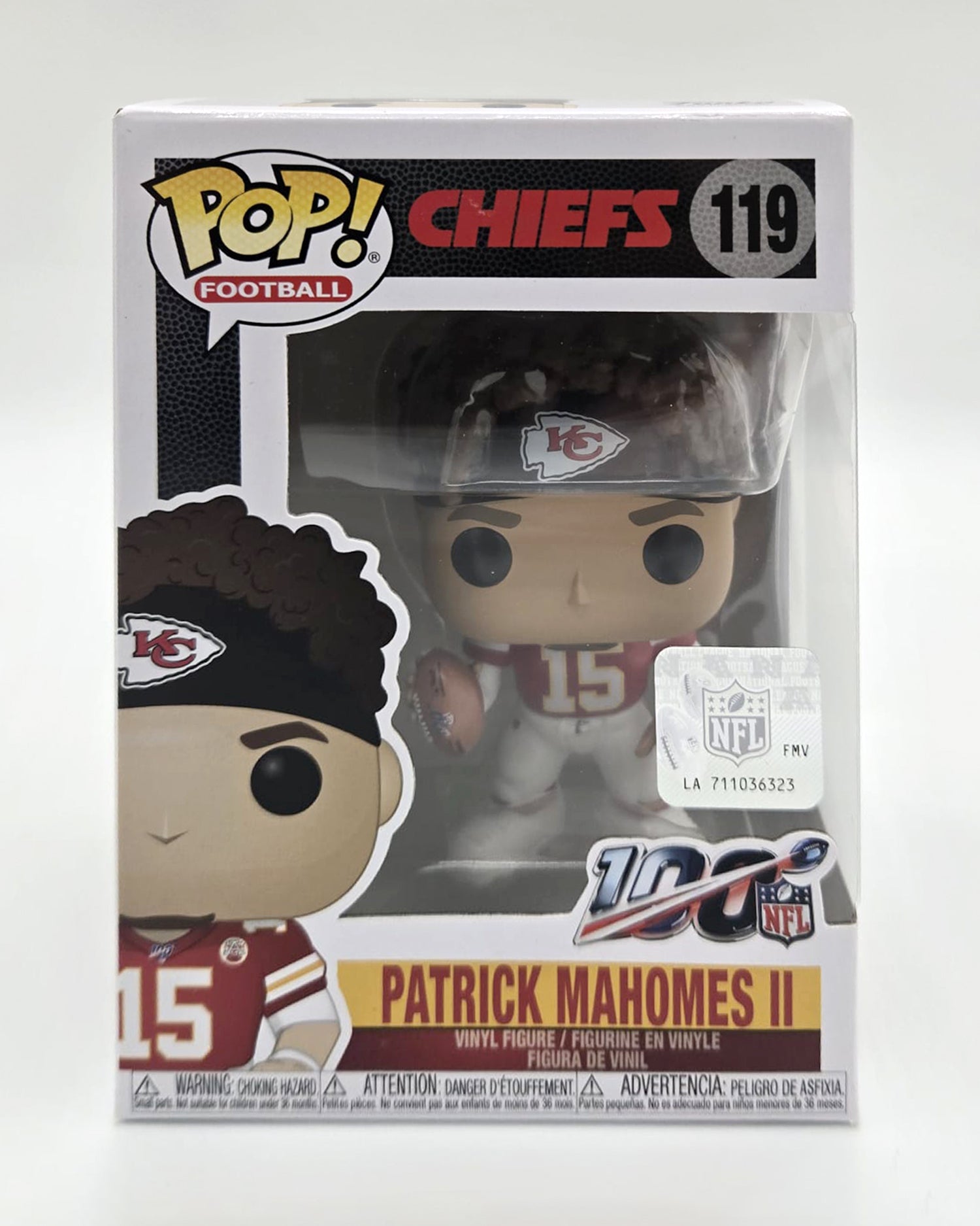 Patrick Mahomes Chiefs Collector Funko Pop #119