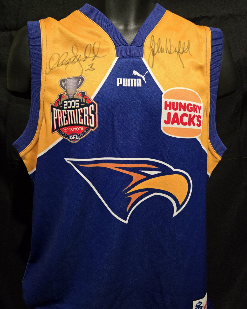 2023 West Coast Eagles Hand Signed Full Team Guernsey