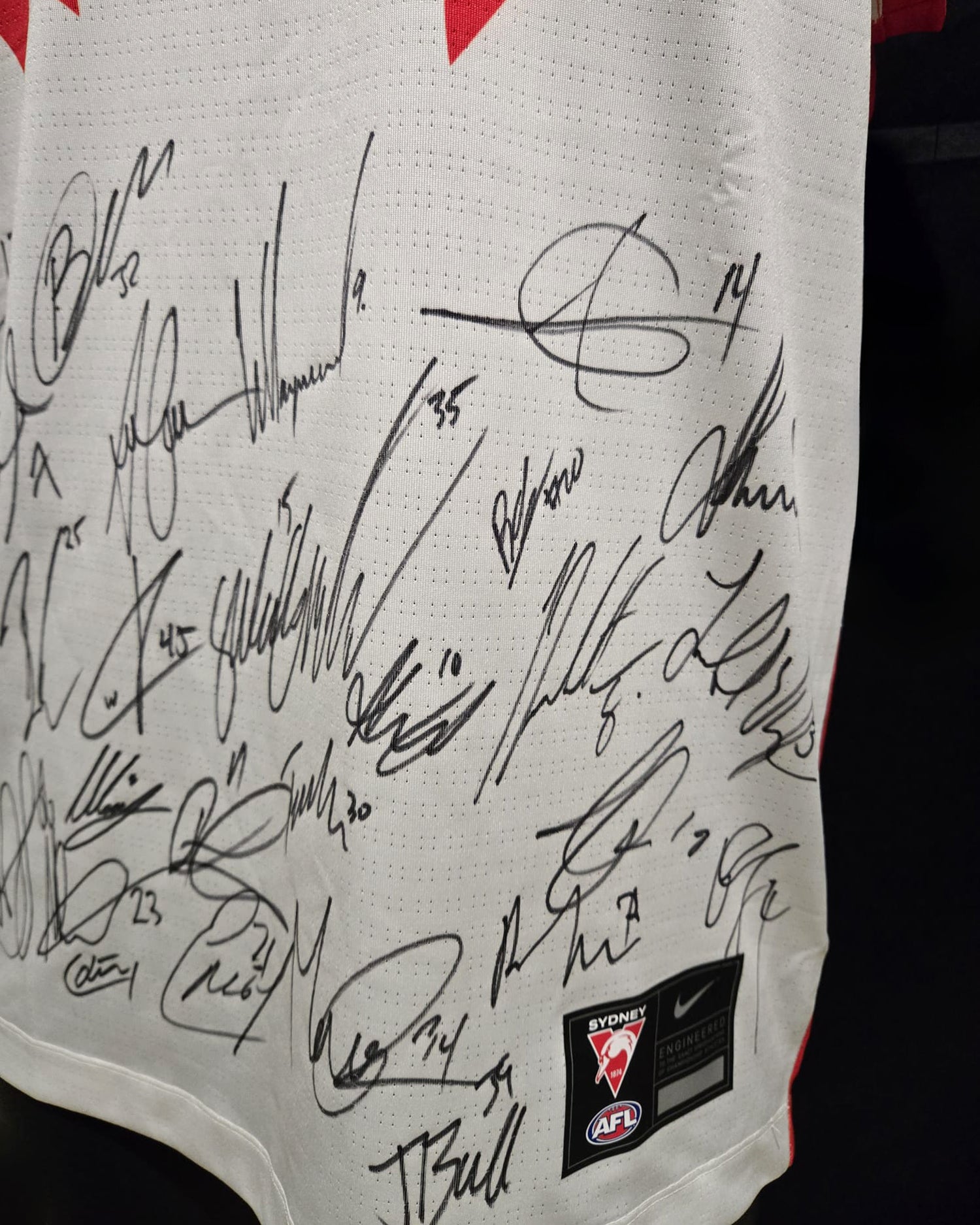 Sydney Swans Signed AFL Jersey