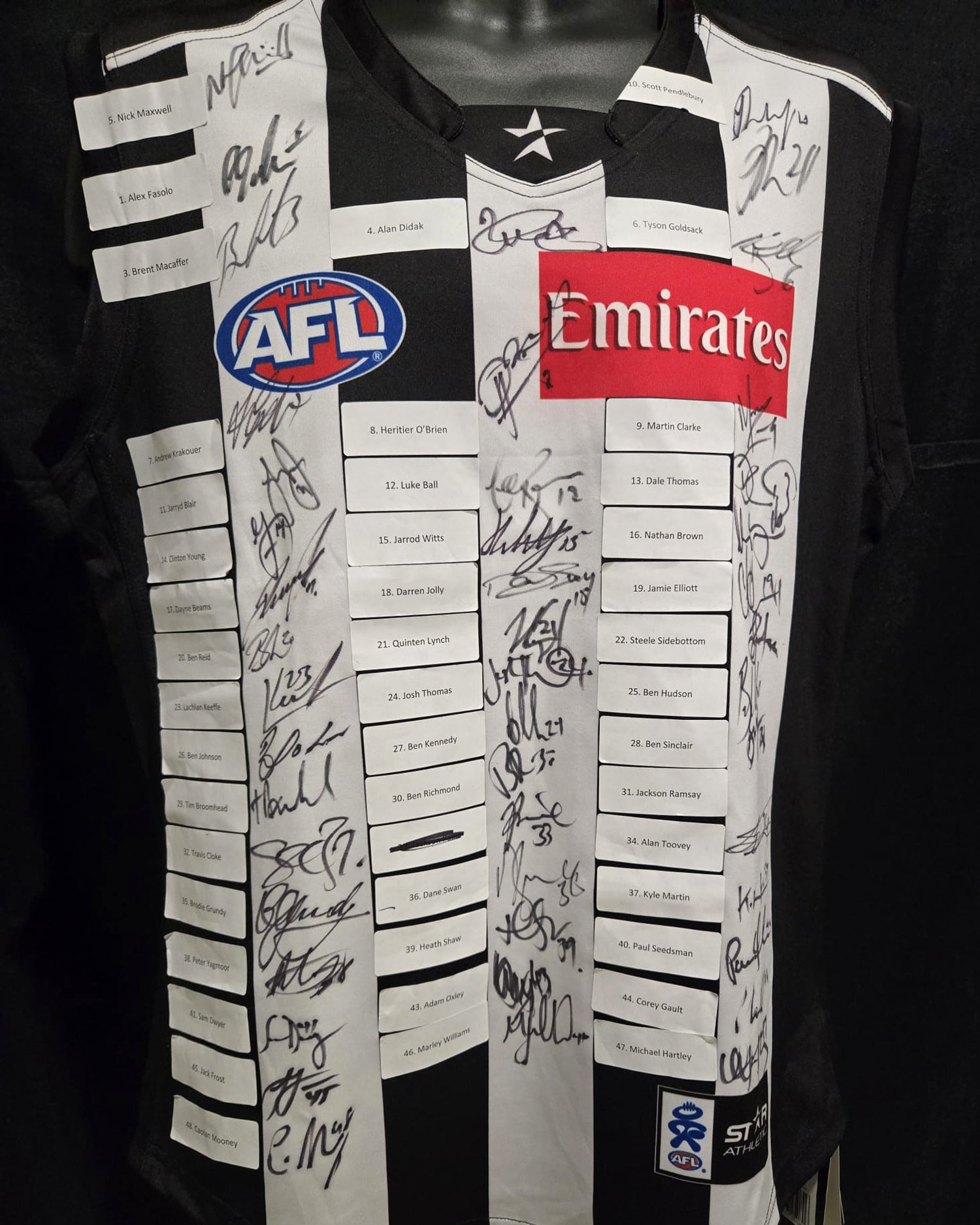 Collingwood Signed AFL Jersey