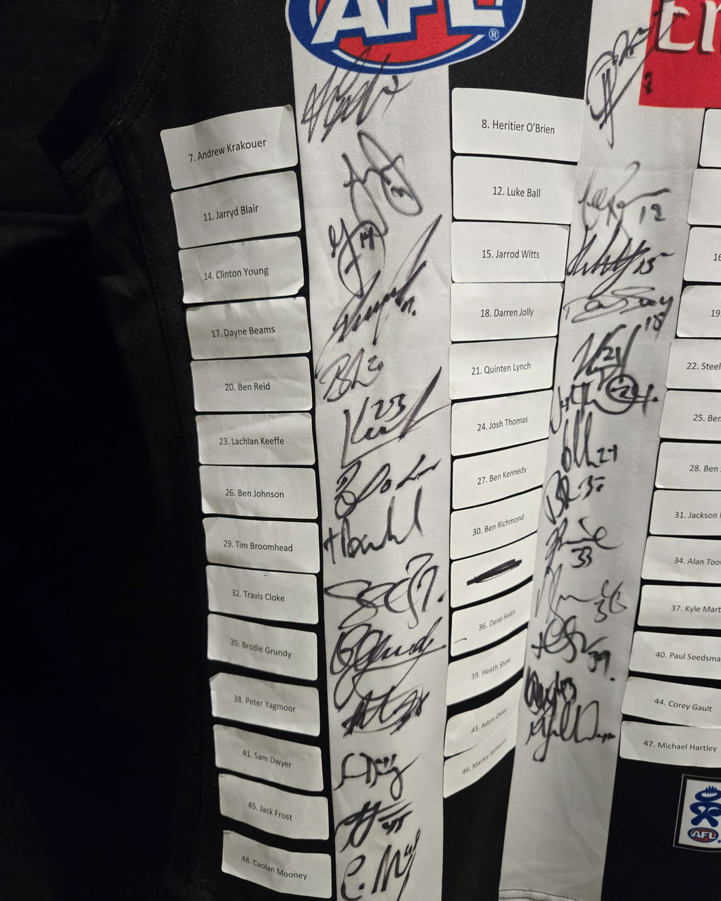 Collingwood Signed AFL Jersey