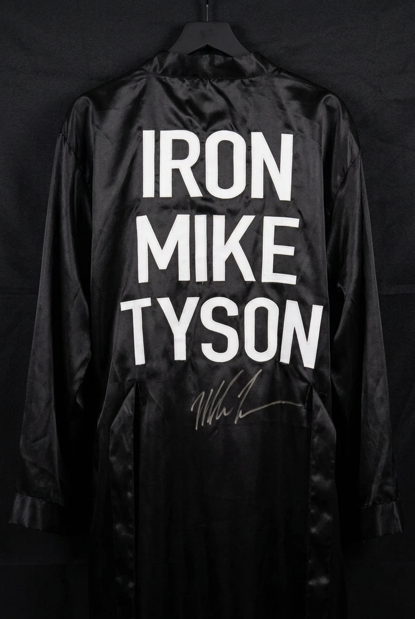Mike Tyson Signed Robe