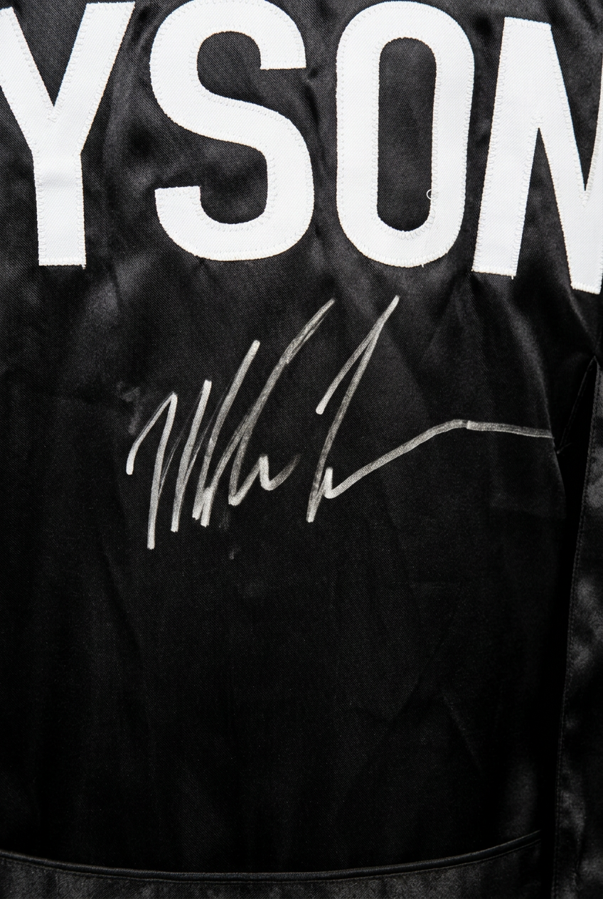 Mike Tyson Signed Robe