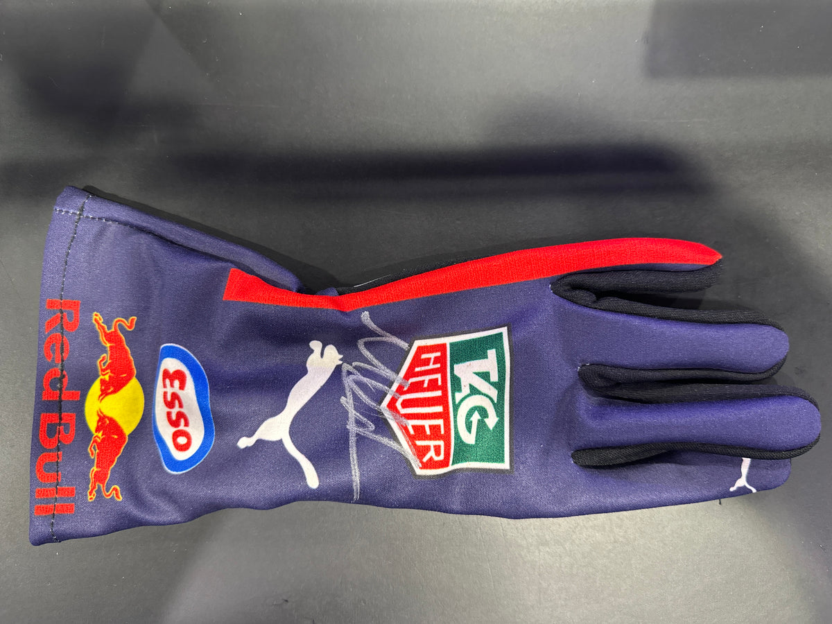 Max Verstappen signed glove