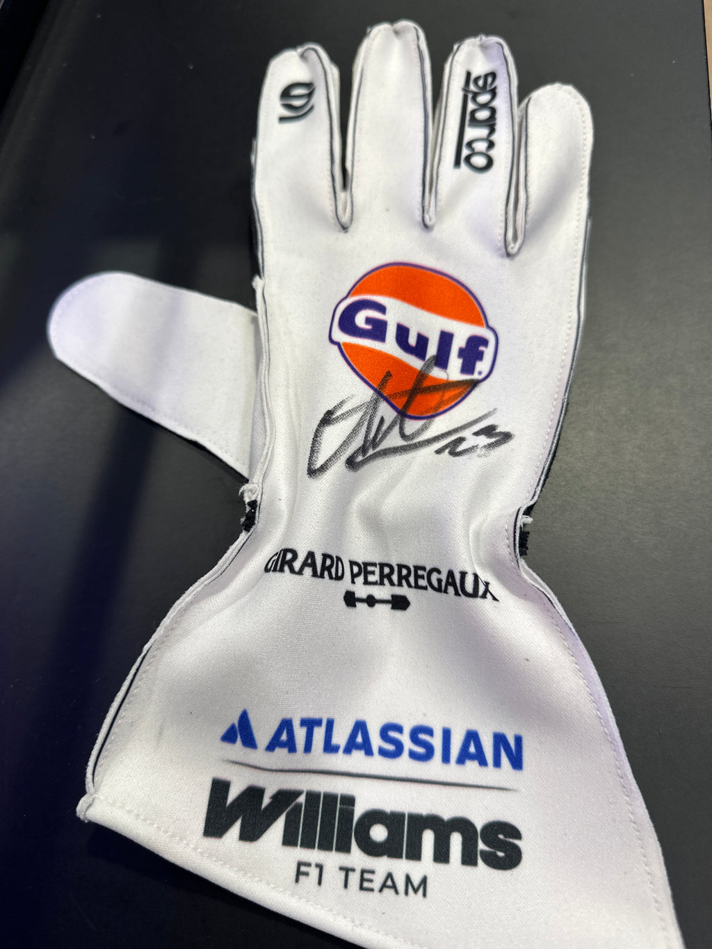 ALEX ALBON Signed Glove