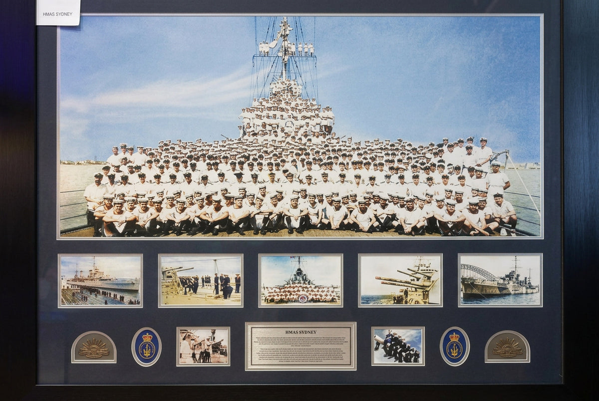 HMAS SYDNEY photo collage