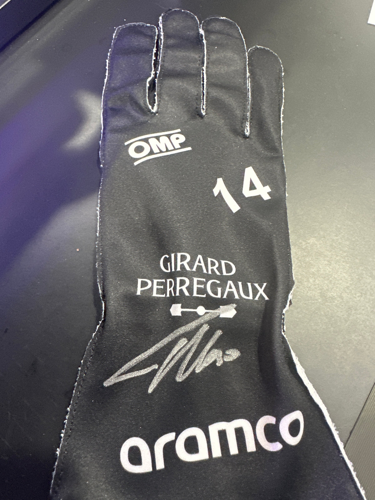 FERNANDO ALONSO Signed Glove