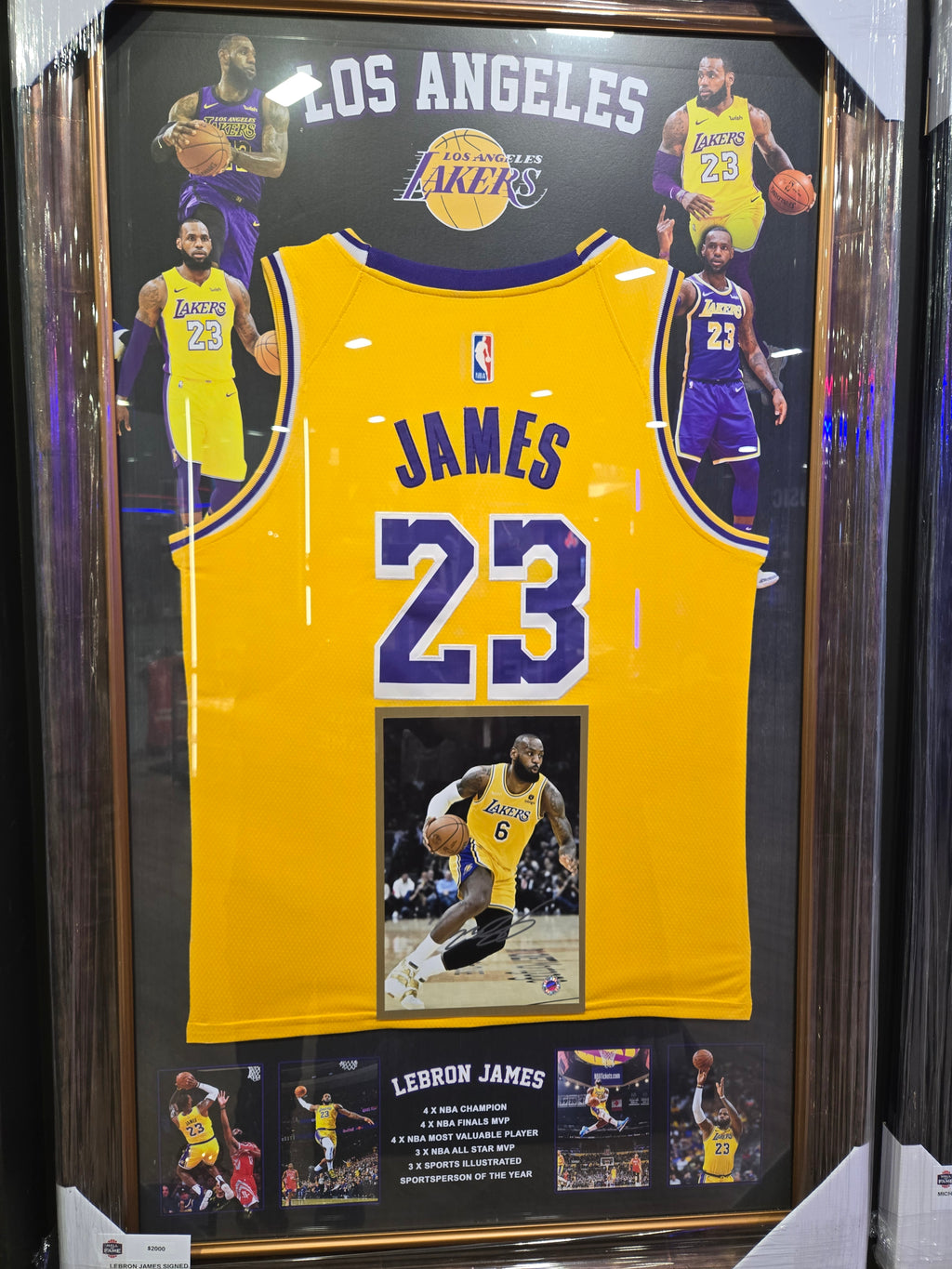Lebron James Hand Signed