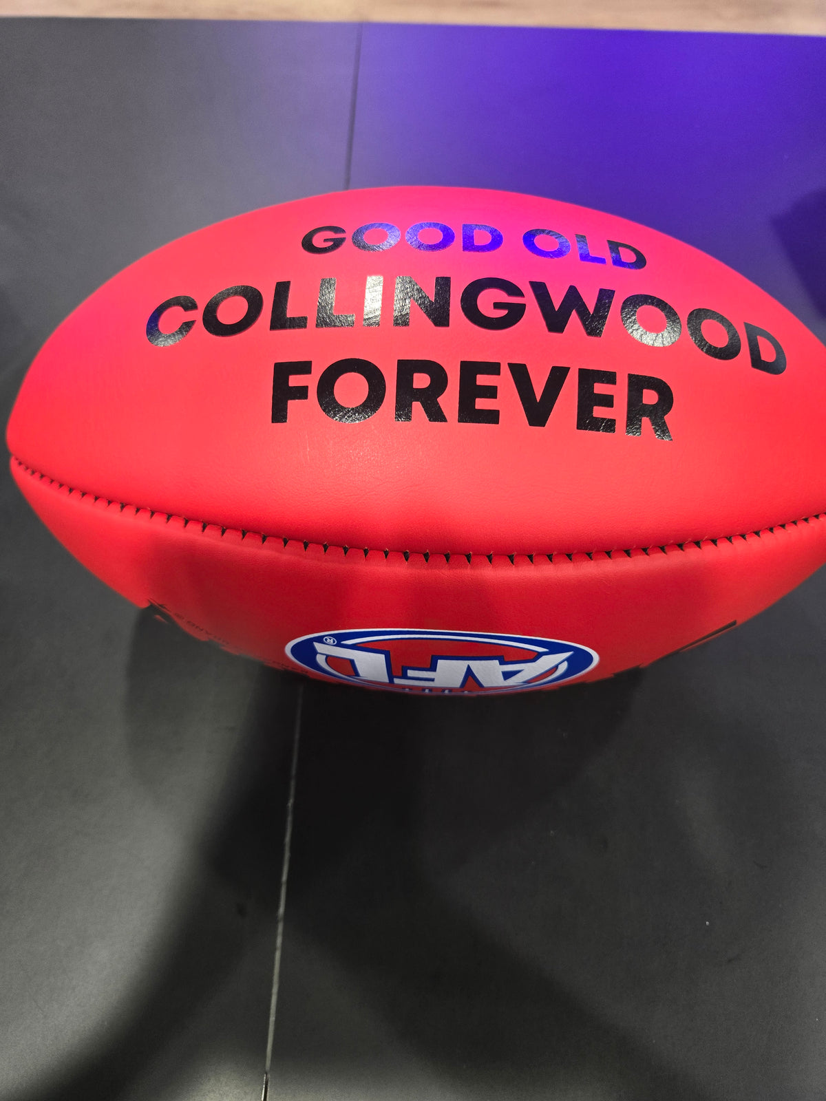 COLLINGWOOD Rat Pack Signed Football