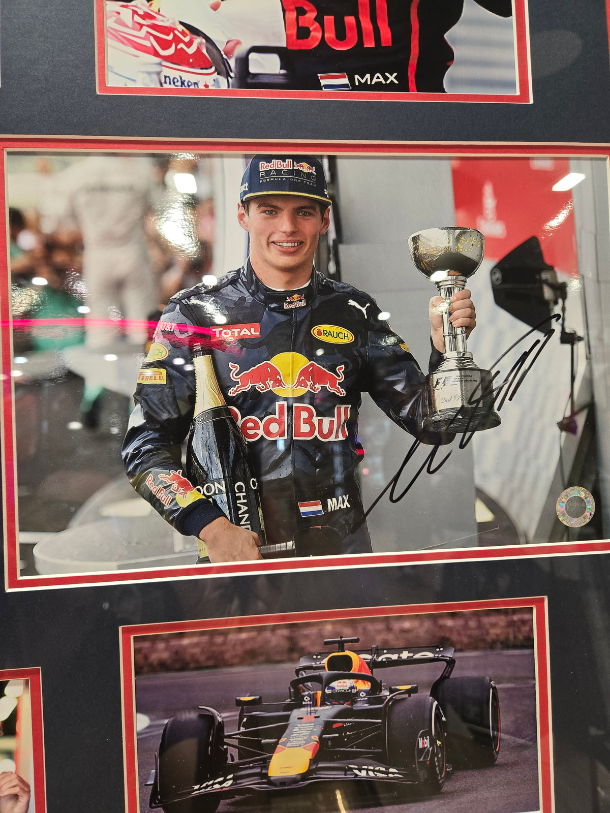 MAX VERSTAPPEN Signed Photo Collage