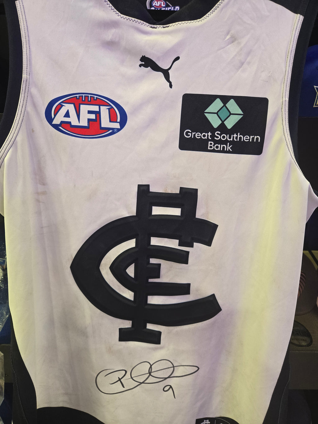 Game Worn Patrick Cripps 2026 Finals