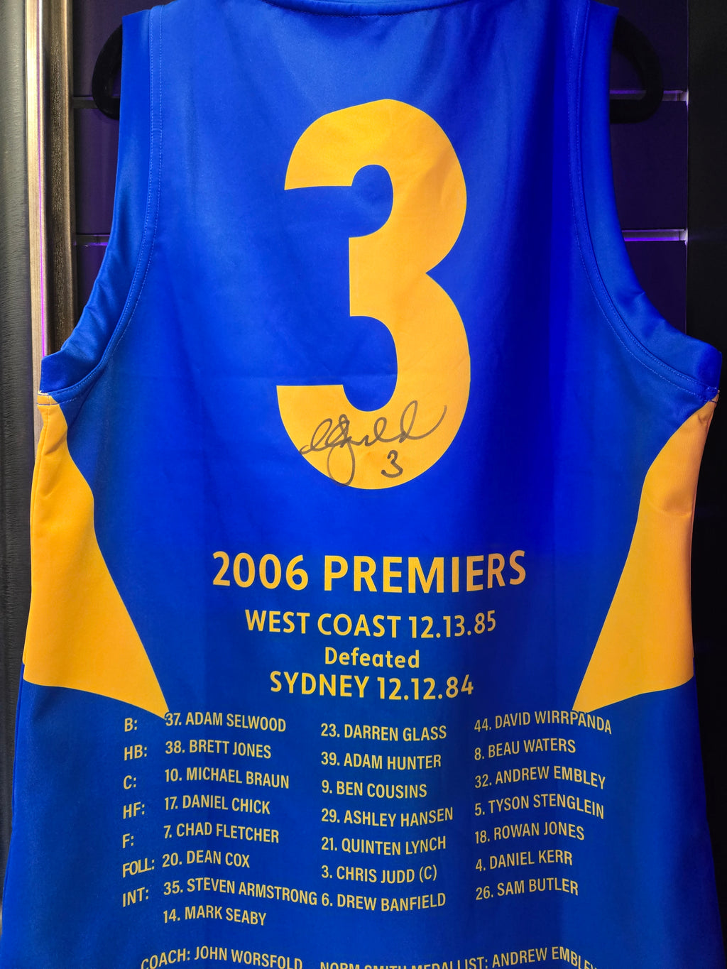 Chris Judd WEST COAST EAGLES