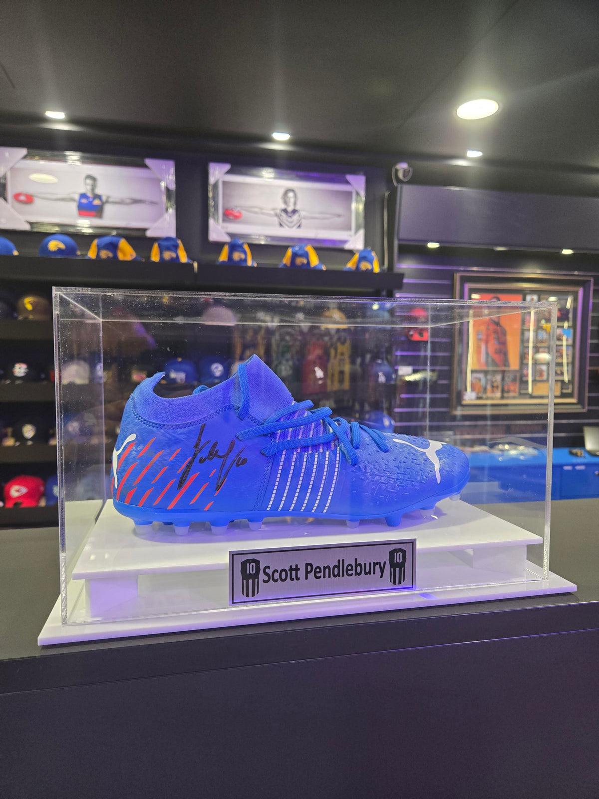 Scott Pendlebury Hand Signed Boot