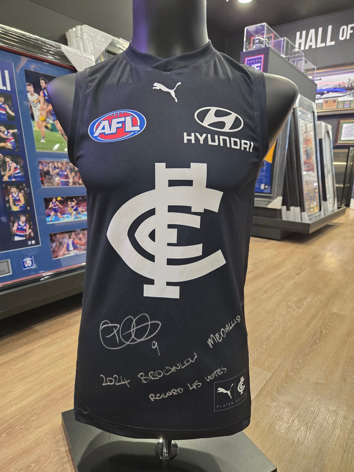 Patrick Cripps 2024 Game Worn BROWNLOW