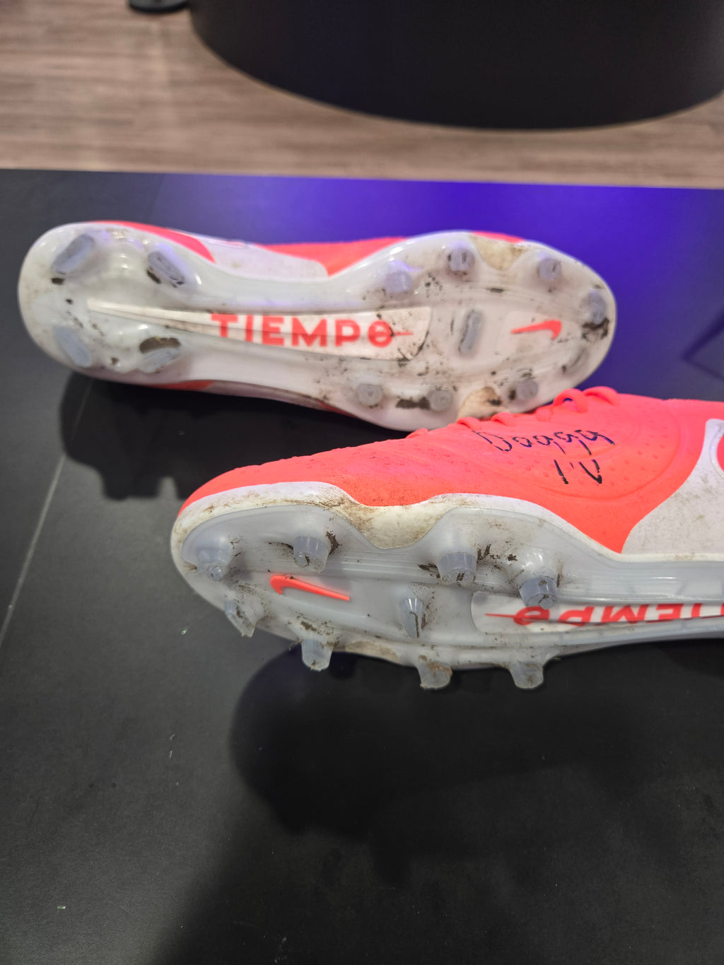 Luke Jackson GAME WORN Dockers boot