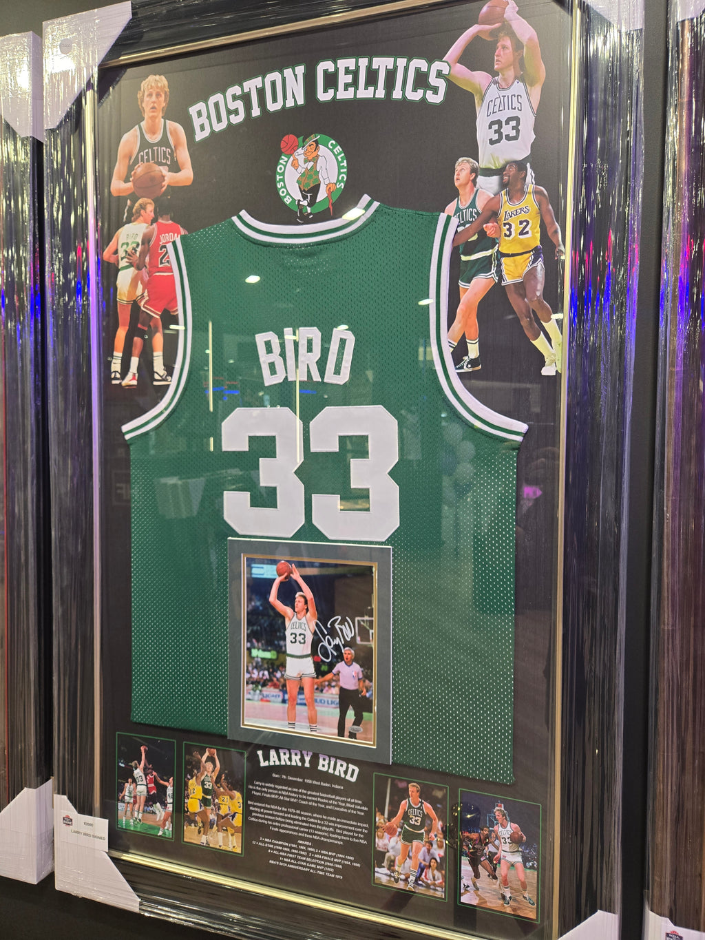 Larry Bird Hand Signed