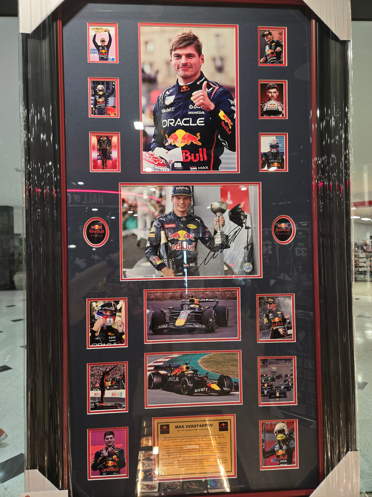 MAX VERSTAPPEN Signed Photo Collage