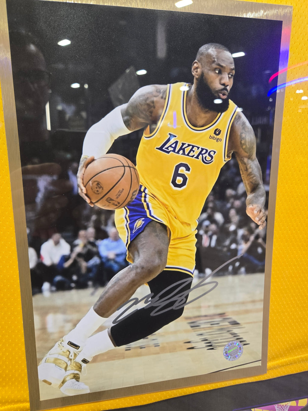 Lebron James Hand Signed