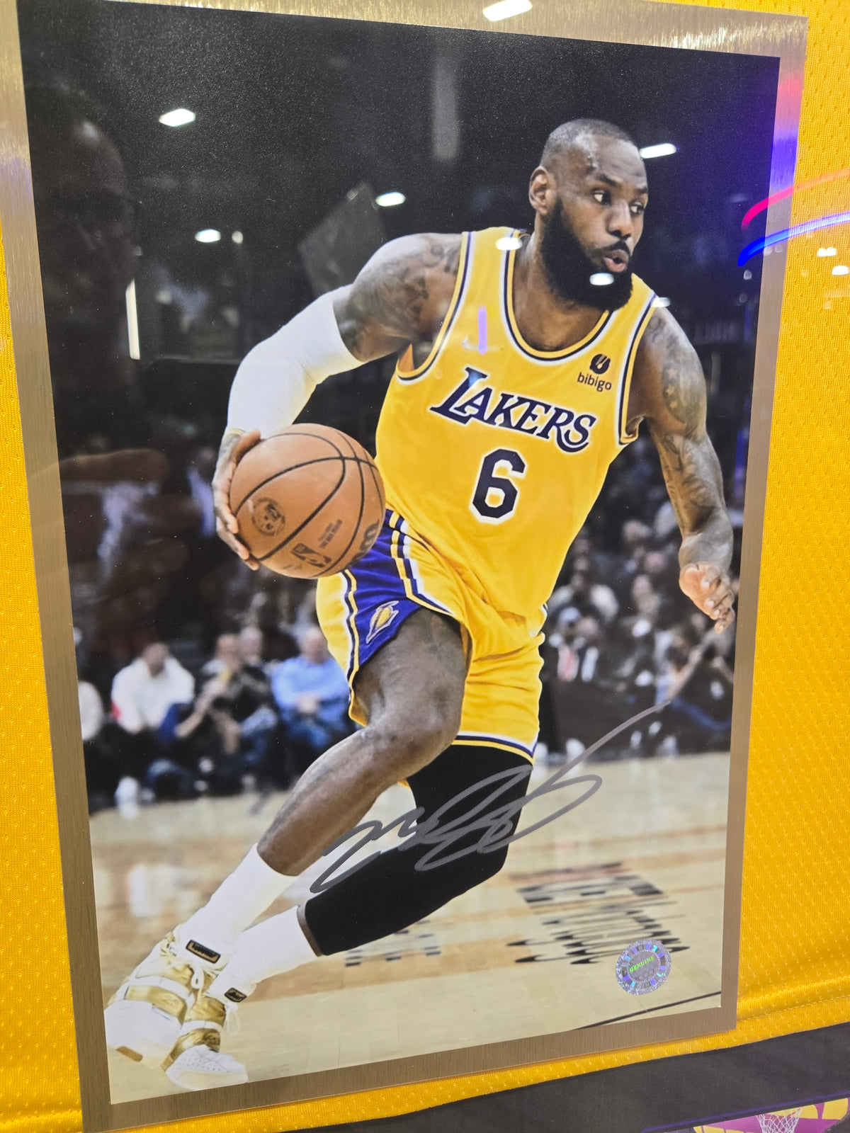 Lebron James Hand Signed