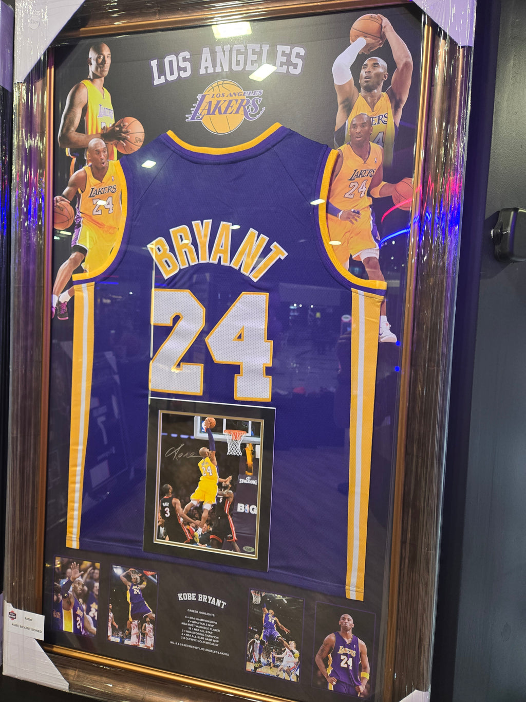 Kobe Bryant Hand Signed