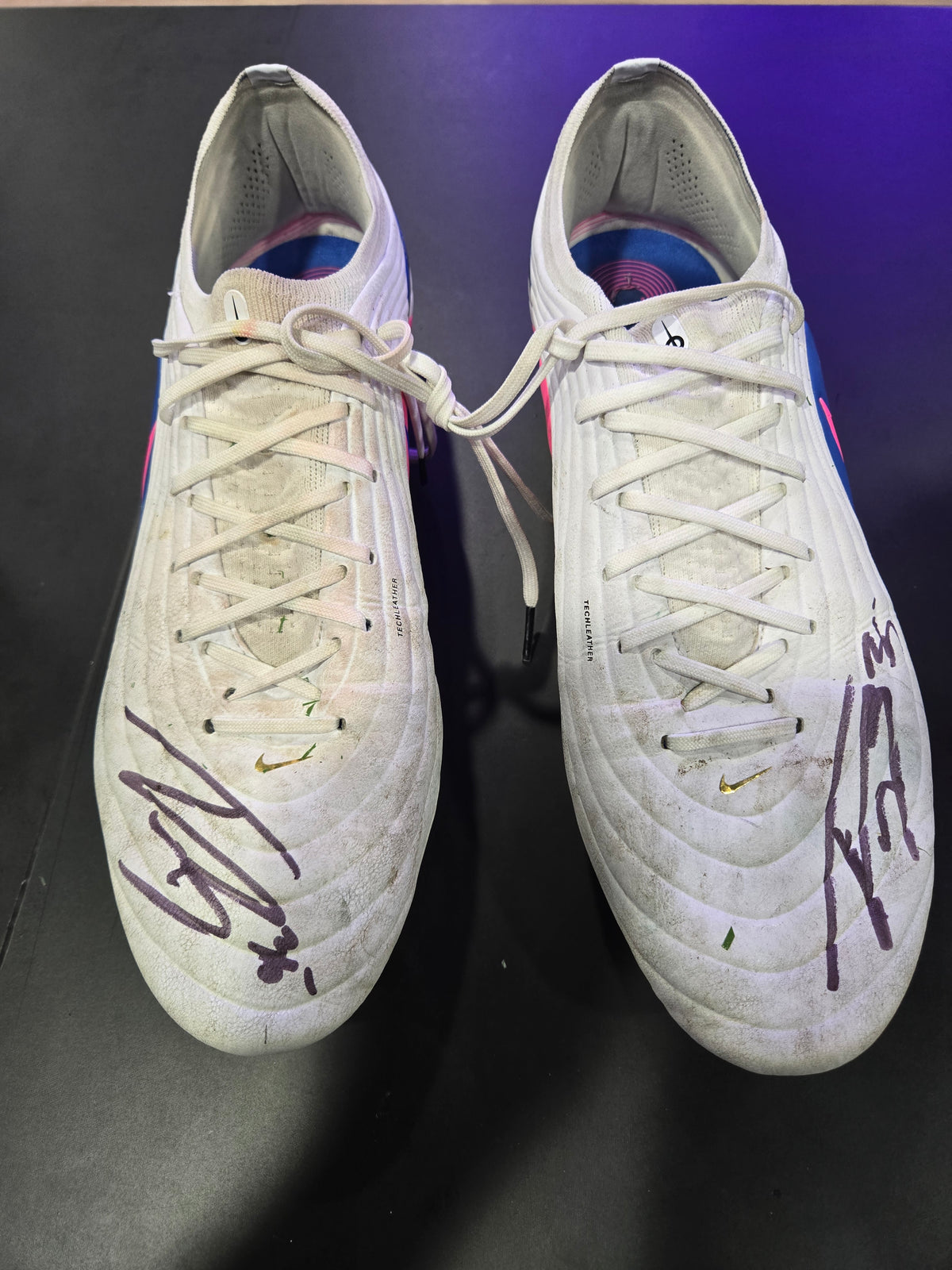 Jobe Shanahan GAME WORN boots EAGLES