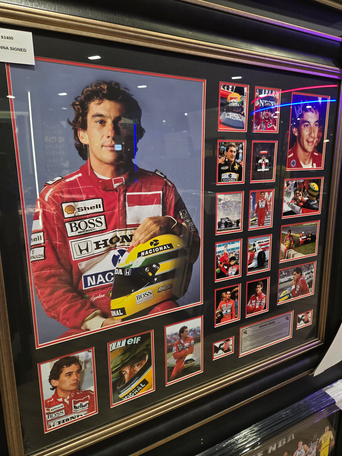 Ayrton SENNA Hand Signed