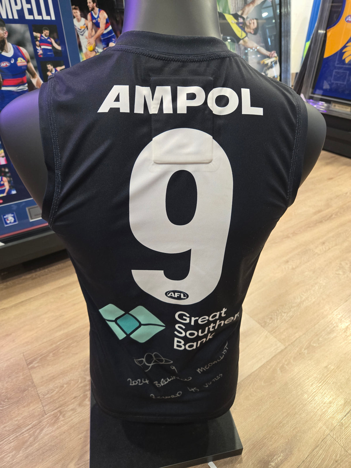 Patrick Cripps 2024 Game Worn BROWNLOW