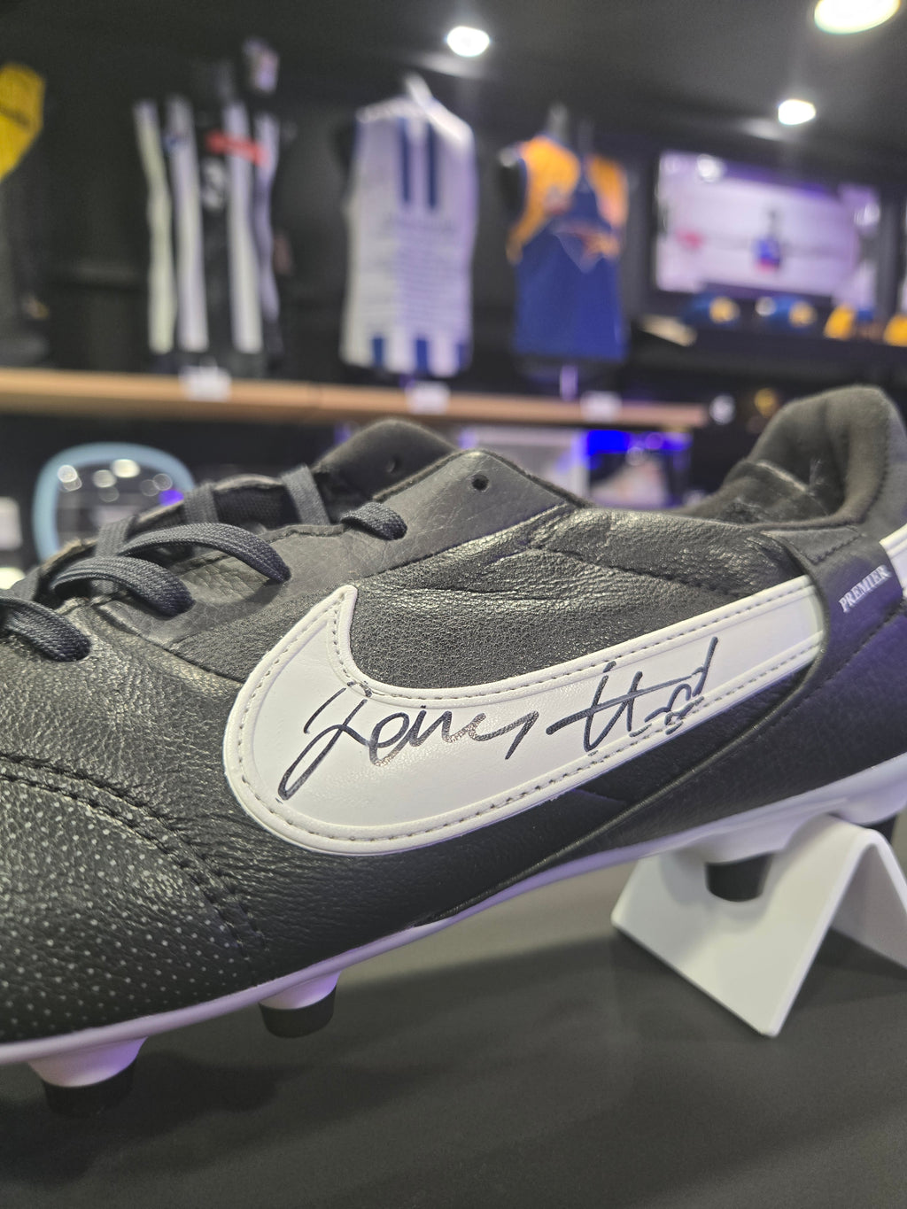James Hird Signed Boot
