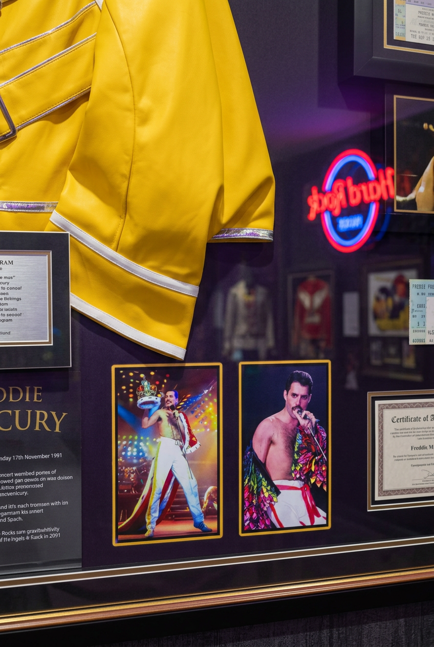 Freddie Mercury Hand Signed Frame