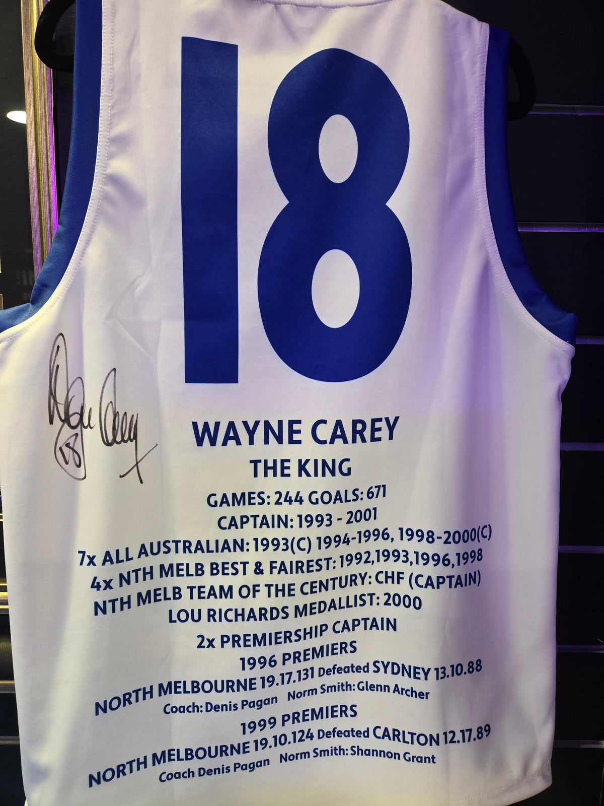 Wayne Carey NORTH MELBOURNE