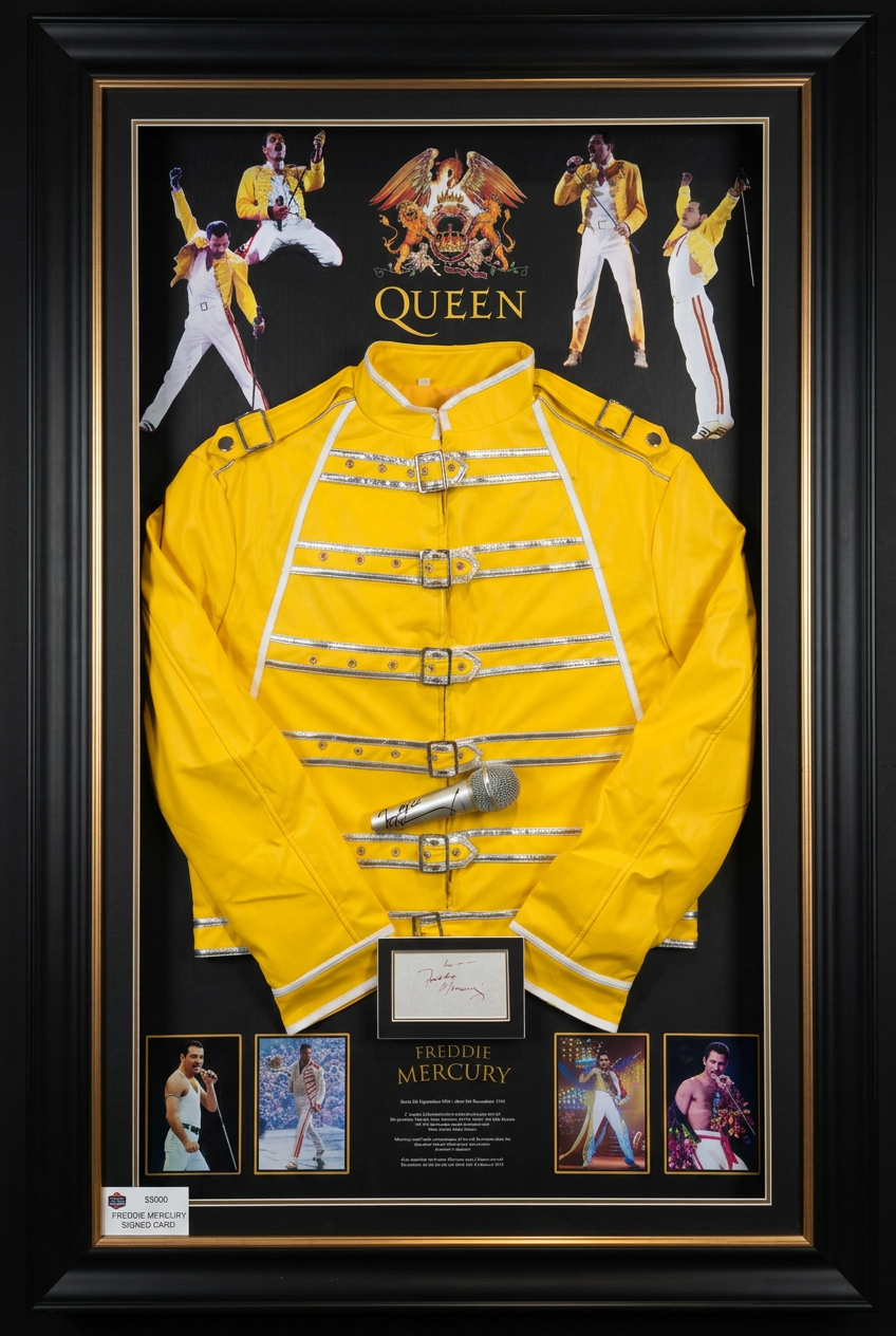 Freddie Mercury Hand Signed Frame